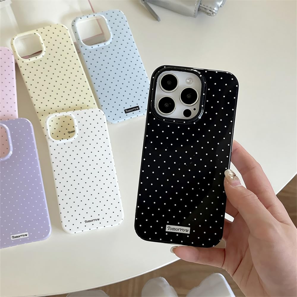 Amazon.co.jp: OwnestX iPhone 13/iPhone 14 用 ケース 可愛い水玉模様